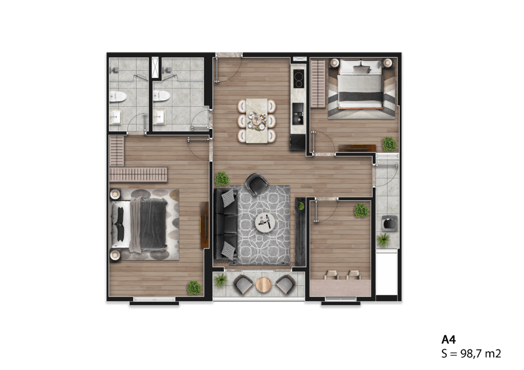căn-hộ-flc-hausman-primeum-2PN+