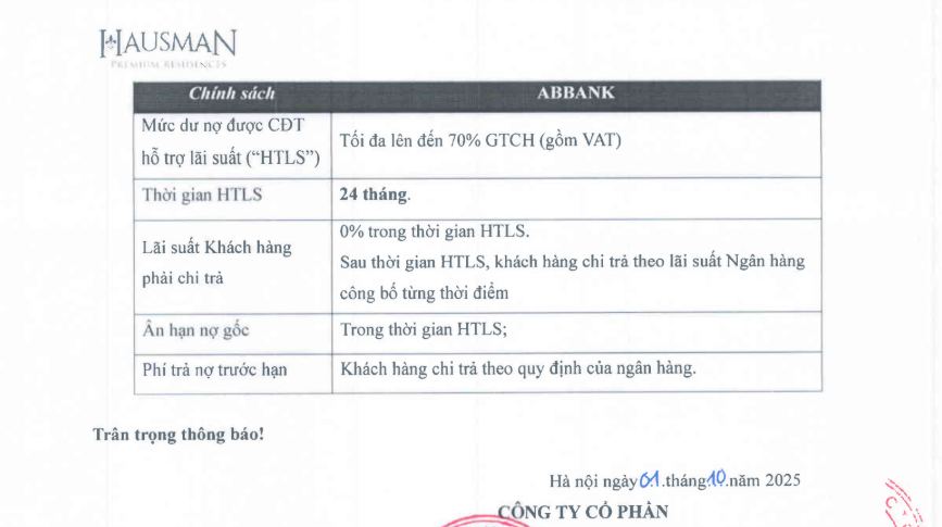 FLC hausman dai mo chinh sach ban hang 3