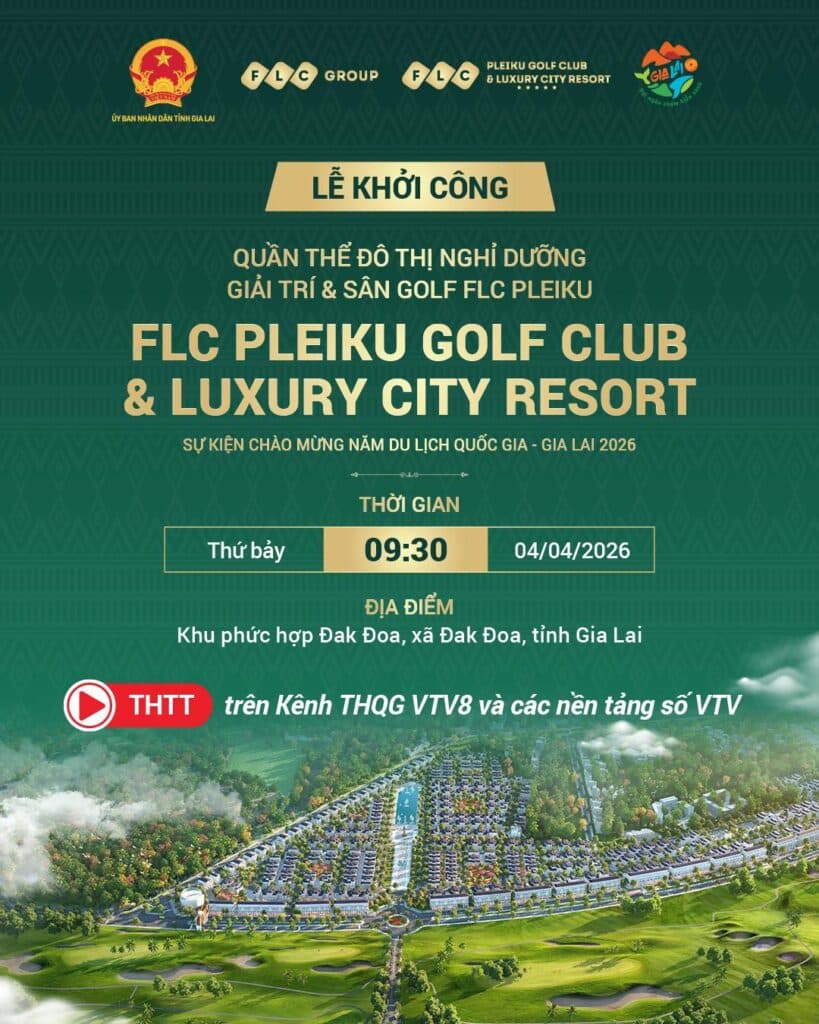 flc pleiku golf club Luxury City resort le khoi cong